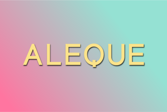 Aleque: A Font for Clear, Strong Campaigns