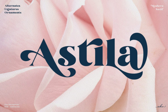Astila: A Bold Serif Font for Creative Campaigns