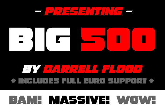 Big 500 Font Review