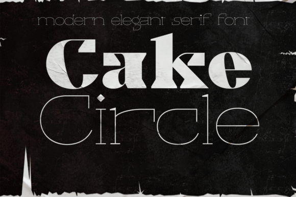 Cake Circle Font for Web Design