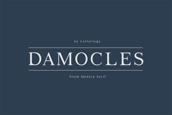Damocles: A Serif Font for Editorial Elegance