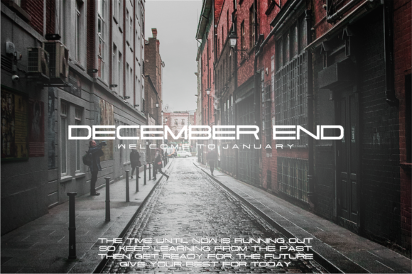 December End: A Modern Sans Serif for Campaigns