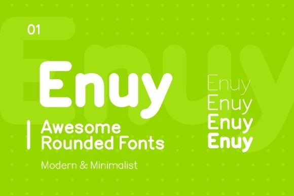 Enuy: A Modern Font for Business Success