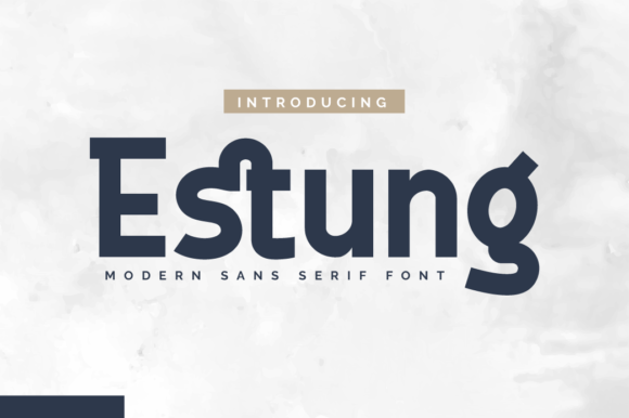 Estung: A Modern Font for Business Success