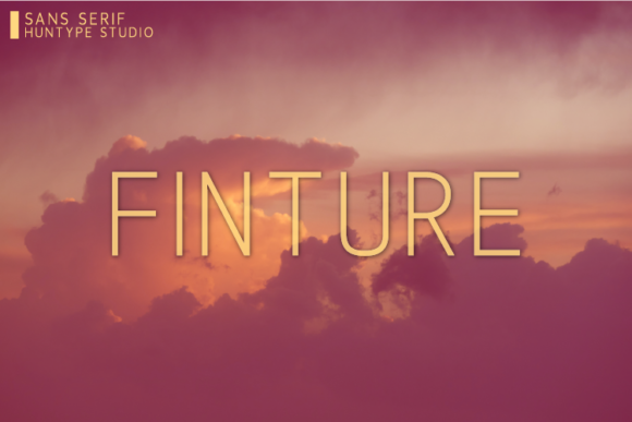 Finture: A Modern Sans Serif Font