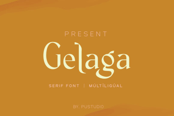 Gelaga: A Fresh Serif Font for Makers