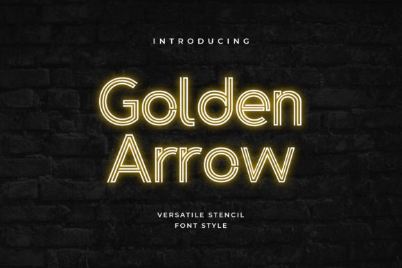 Golden Arrow: A Fresh Font for Business Branding