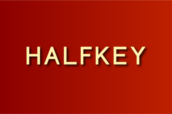 Halfkey: A Modern Font for Business