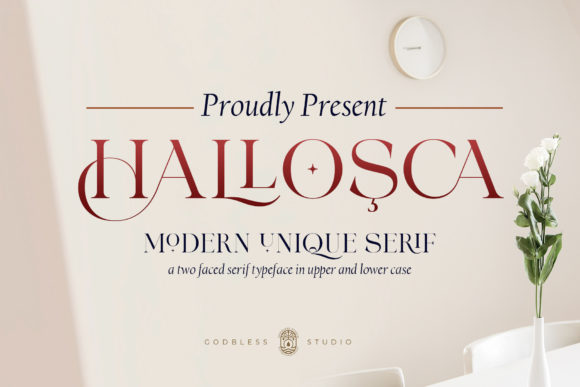 Hallosca: A Modern Serif Typeface for Thoughtful Editorial Design