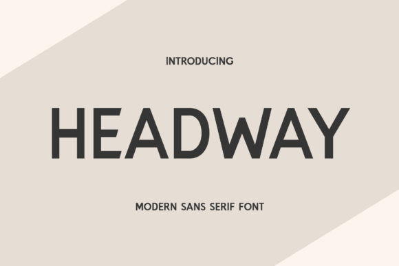 Headway: A Font for Professional Branding