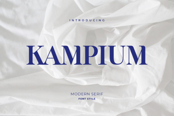 Kampium: A Bold Slab Serif for Web Design