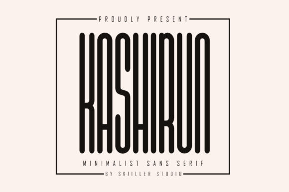 Kashirun: A Modern Sans Serif for Creative Work