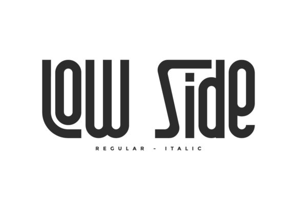 Low Side: A Modern Font for Digital Campaigns