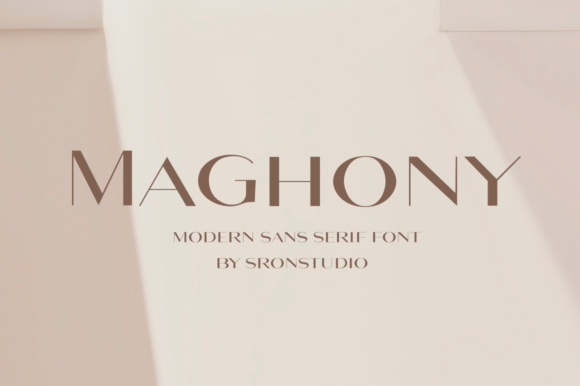 Maghony: A Modern Font for Creative Makers