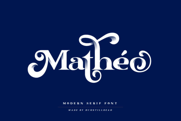Matheo: A Bold Serif for Editorial Design