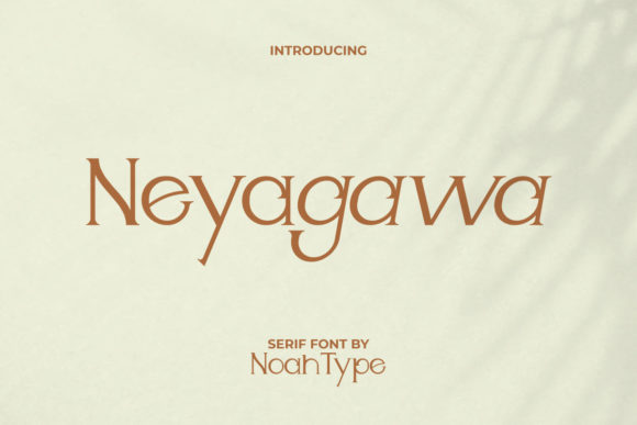 Neyagawa Serif Font for Elegant Digital Branding