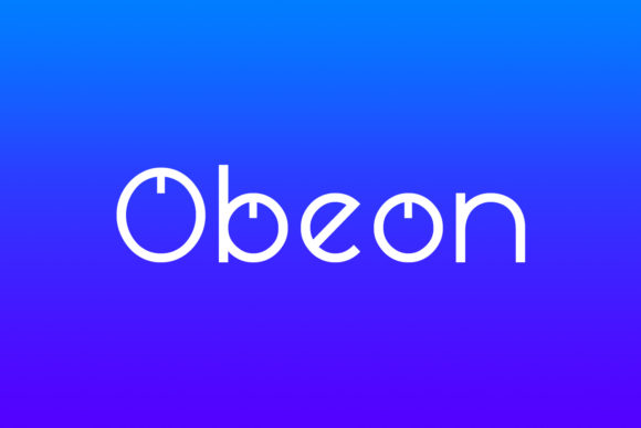 Obeon: A Modern Font for Digital Marketing