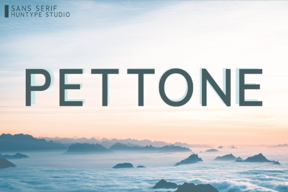 Pettone: A Modern Sans Serif Font for Crafters