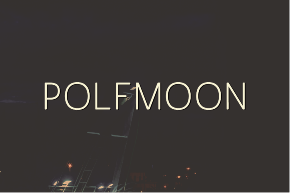 Polfmoon: A Modern Sans Serif Font