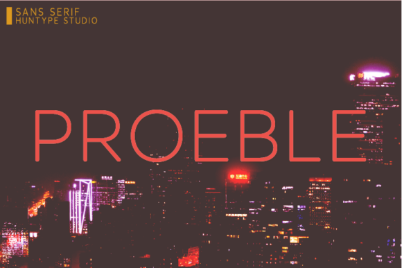 Proeble: A Font for Polished Branding