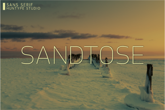 Sandtose: A Modern Font for Elegant Design