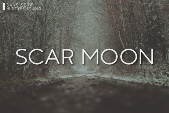 Scar Moon: A Modern Font for Creative Makers