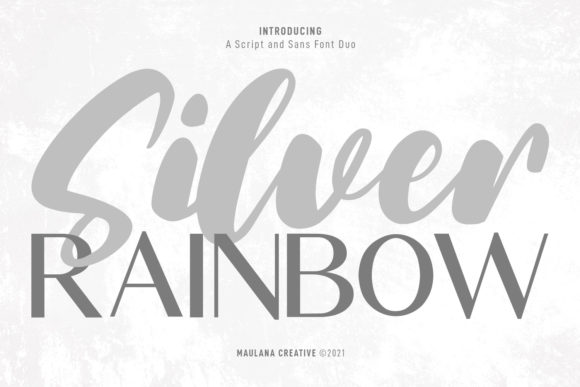 Silver Rainbow: A Modern Sans Serif Font for Real Business Branding