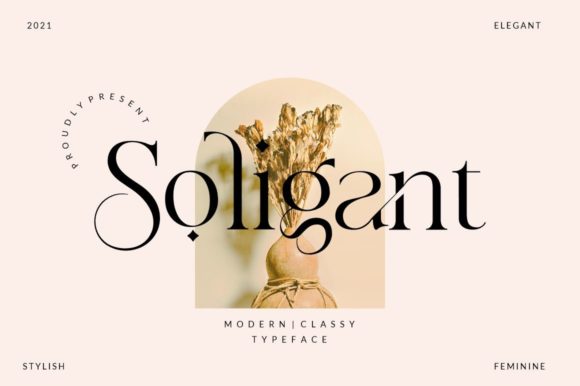 Soligant Font: Elegant Serif for Editorial Design
