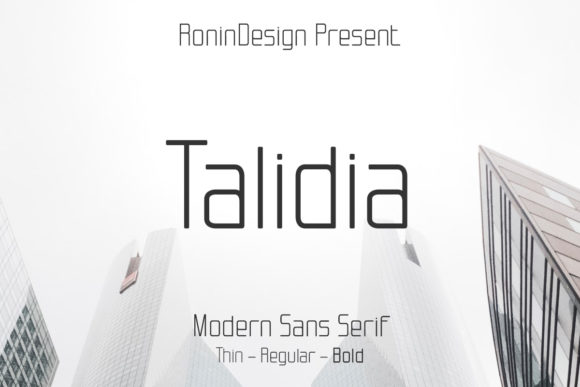 Talidia: A Modern Font for Business Branding