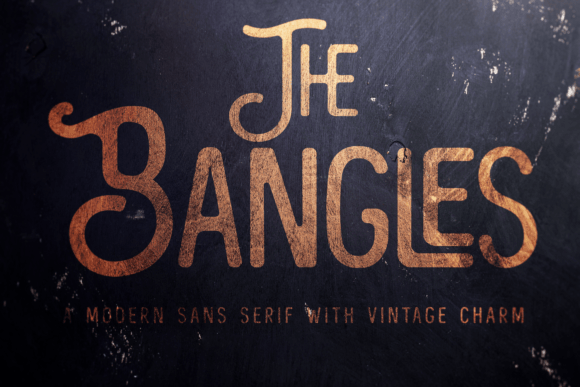The Bangles: A Font for Impact