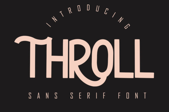 Throll: A Bold Sans Serif for Web Design