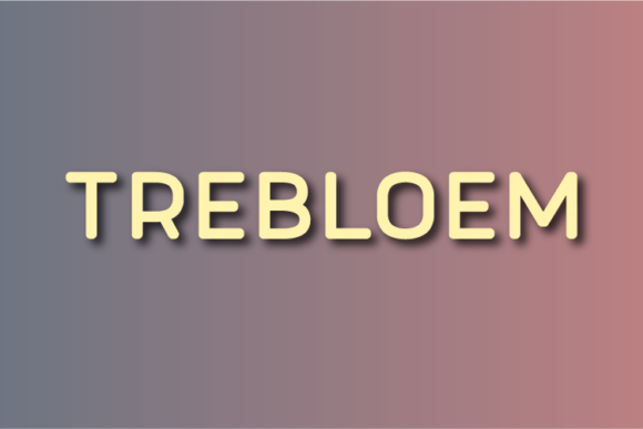Trebloem: A Modern Font for Digital Marketing